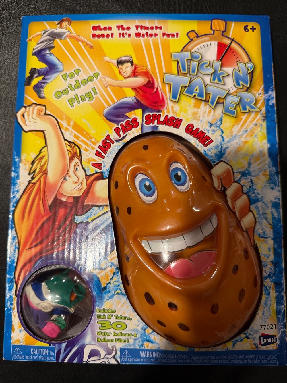 Tick N' Tater Fast-Pass Splash Game - Orange